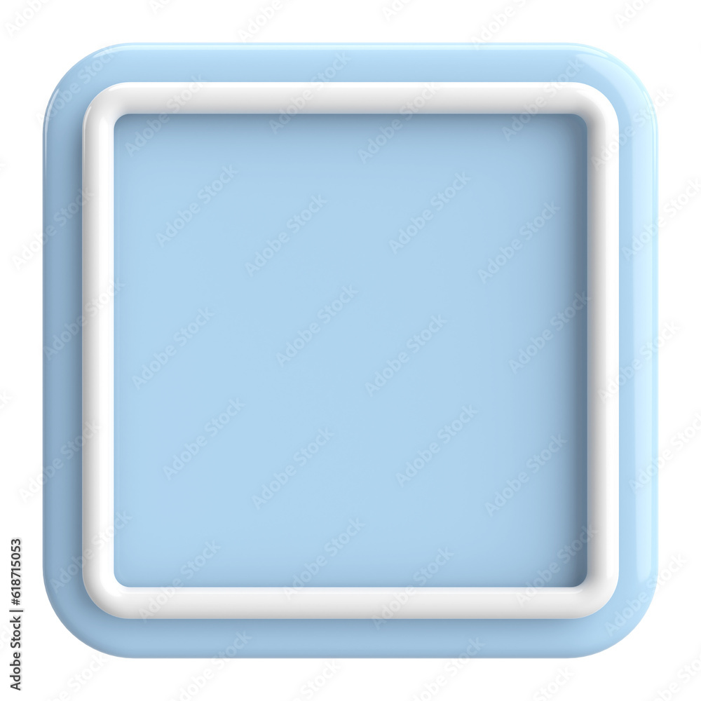 3D rectangle button. Empty button. 3D illustration. 3D rectangle button. Empty button. 3D illustration.