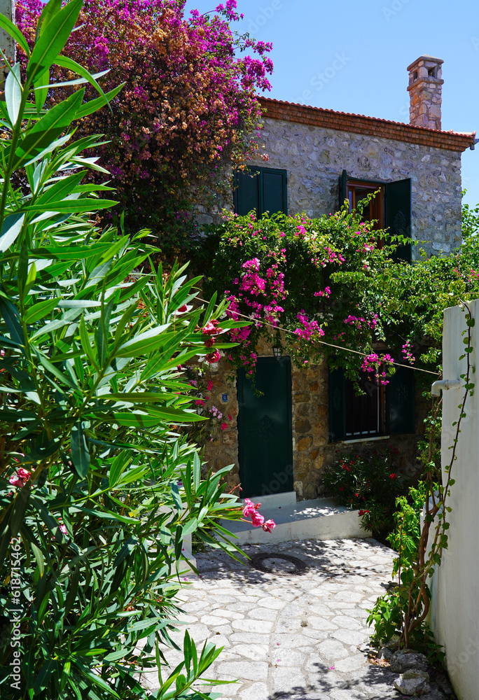 Fototapeta premium Marmaris town view in Muğla Türkiye 