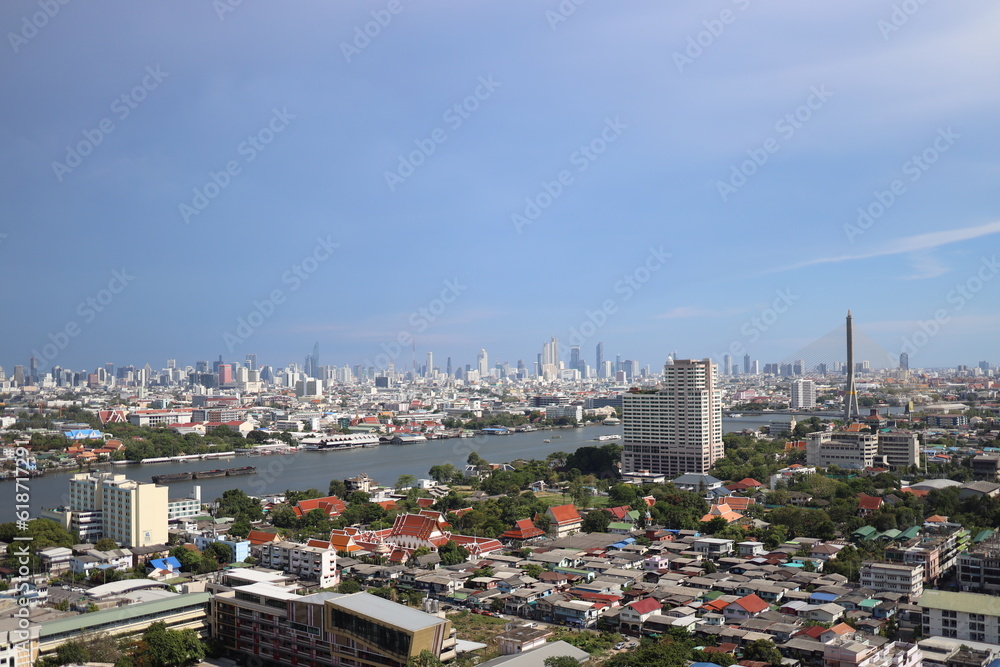 Fototapeta premium view of the city