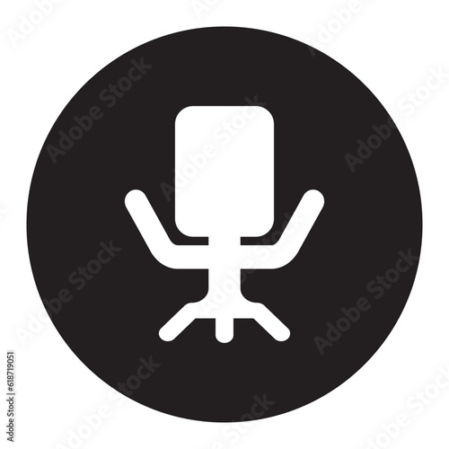 chair icon vector