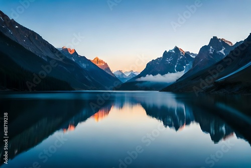 lake and mountains © SAJAWAL JUTT