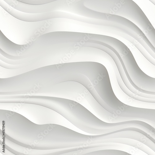 Texture white geometric waves, seamless © cherezoff