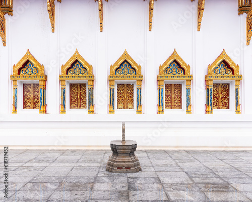 Wat Chai Mongkhon, Buddhist temple in Pattaya, Thailand photo