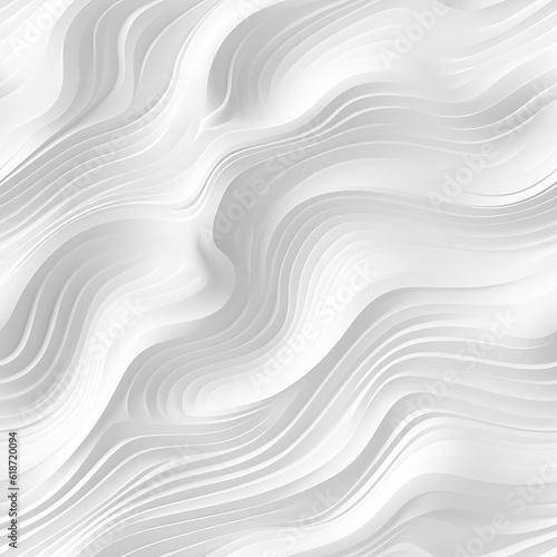Texture white geometric waves, seamless