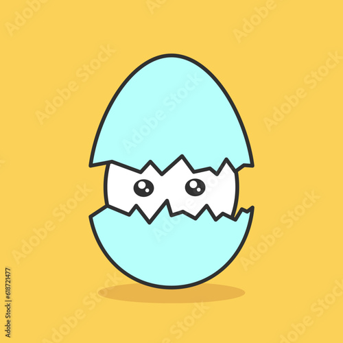 One Chick Hatches From Egg