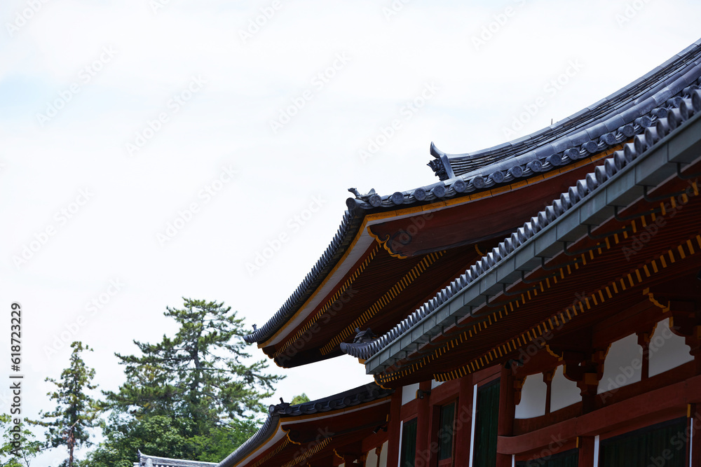 Japanese traditional shrine, Japan travel