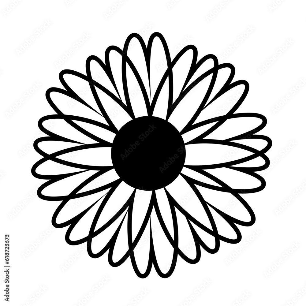 flower silhouette flower silhouette