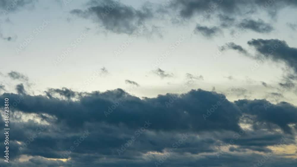 Clouds forming time lapse video. White clouds in blue sky in the evening, . 4k footage UHD 3840x2160 Clouds forming time lapse video. White clouds in blue sky in the evening, . 4k footage UHD 3840x2160