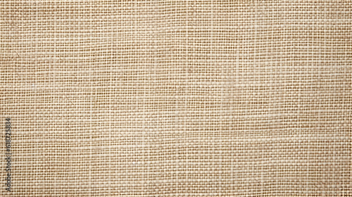Detailed woven fabric texture background mesh pattern light beige color blank. Jute hessian sackcloth burlap canvas Natural weaving fiber linen and cotton cloth texture as clean empty for decoration. photo