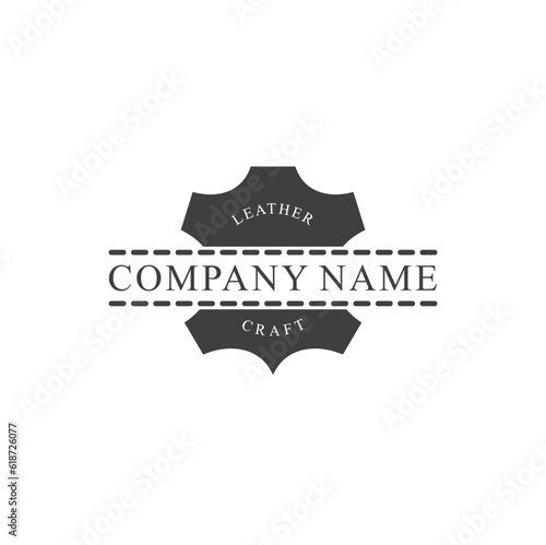 illustration of leather craft, vector art.