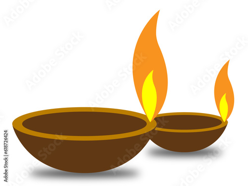 Set Of Diyas For Diwali Decoration