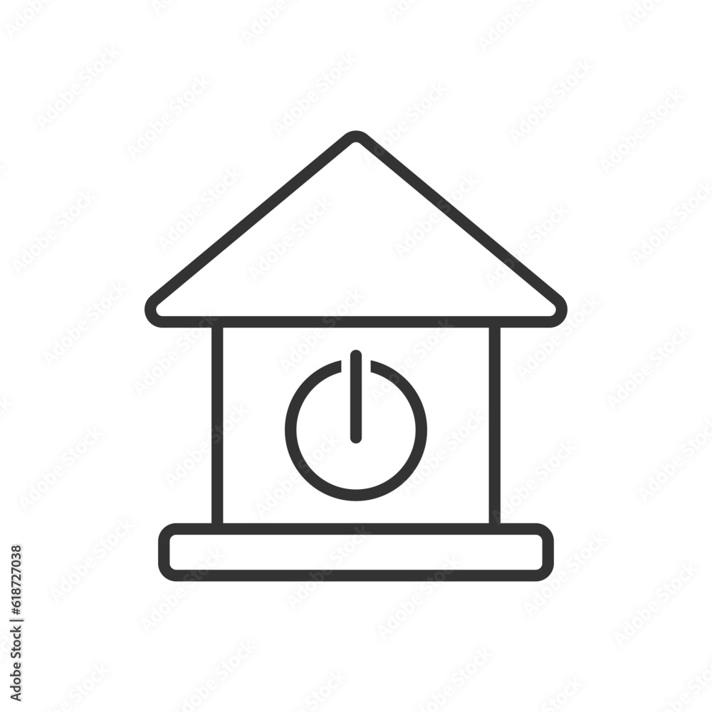 power off smart home icon power off smart home icon