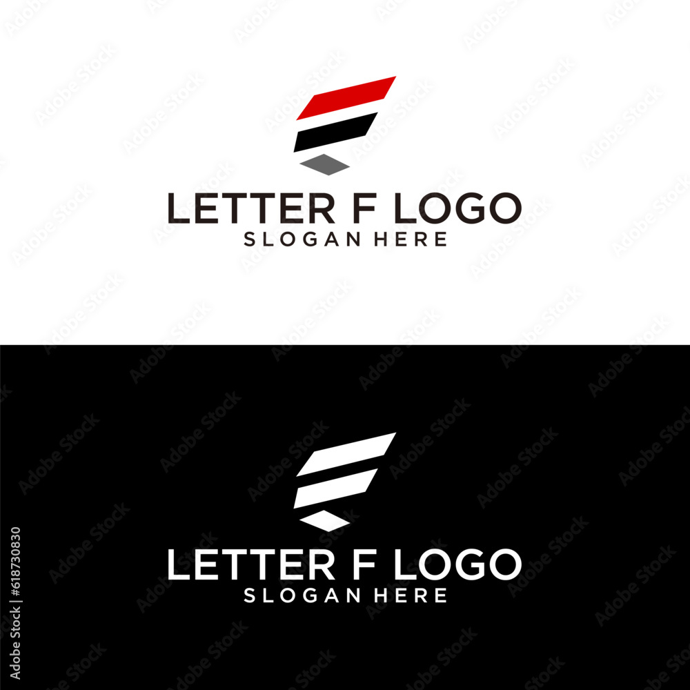 letter f logo letter f logo