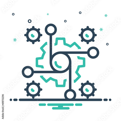 Mix icon for synthesis