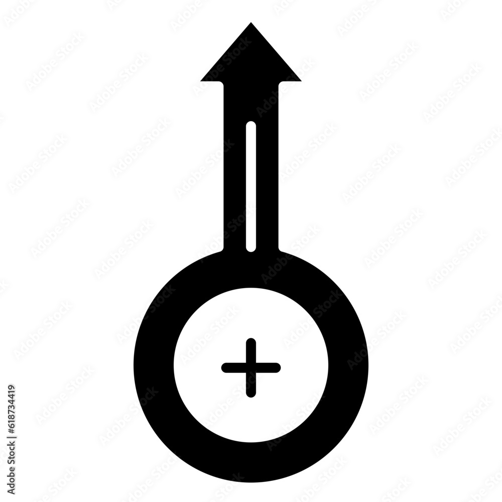 Hot temperature solid icon. Solid hot temperature vector icon for web design isolated on white background Hot temperature solid icon. Solid hot temperature vector icon for web design isolated on white background