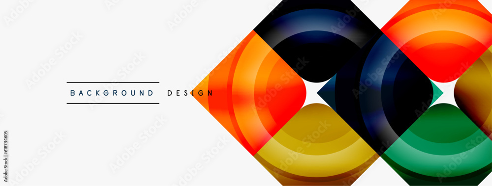 Circle abstract background. Wallpaper, banner, background, landing page, wall art, invitation, print, poster Circle abstract background. Wallpaper, banner, background, landing page, wall art, invitation, print, poster