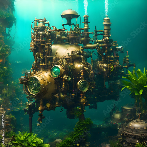 a old submarine 