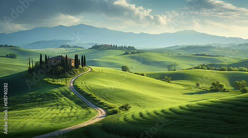 Beautiful landscape, Italy alike