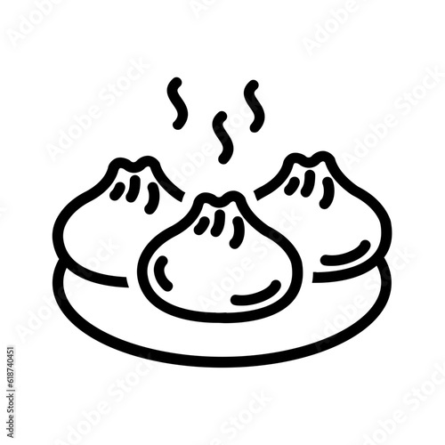 Black line icon for Stuffed