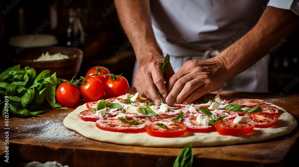 Taste Path: Preparing Italian Pizza, from Raw to Cooked