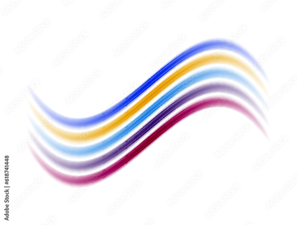 A vibrant and playful design featuring rainbow-color lines arranged in a dynamic composition, perfect for adding a pop of color to any project A vibrant and playful design featuring rainbow-color lines arranged in a dynamic composition, perfect for adding a pop of color to any project