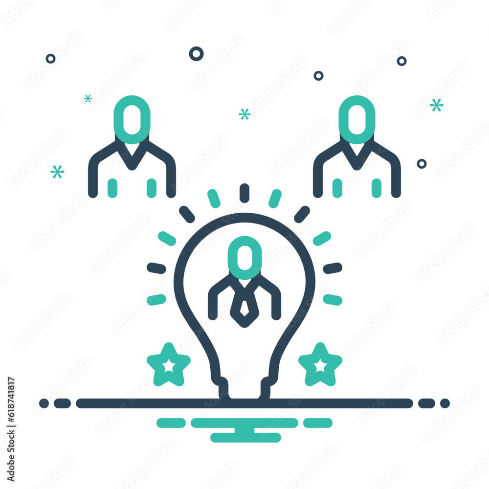 Mix icon for leadership