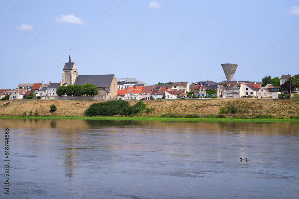 Saint-Denis-de-l'Hôtel village in the Loire valley