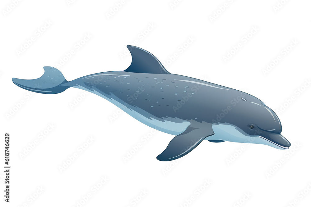 Fototapeta premium shark. Transparent background. generative AI