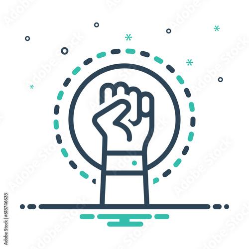 Mix icon for fisting