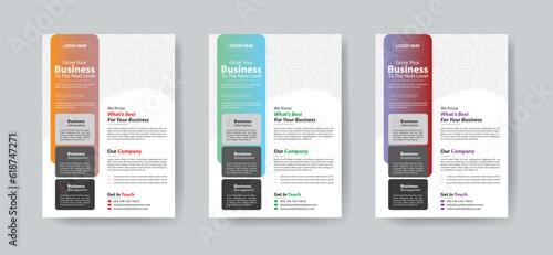 Creative Corporate & Business Flyer Brochure Template Design, abstract business flyer, vector template design. Brochure design, cover, annual report, poster, flyer 