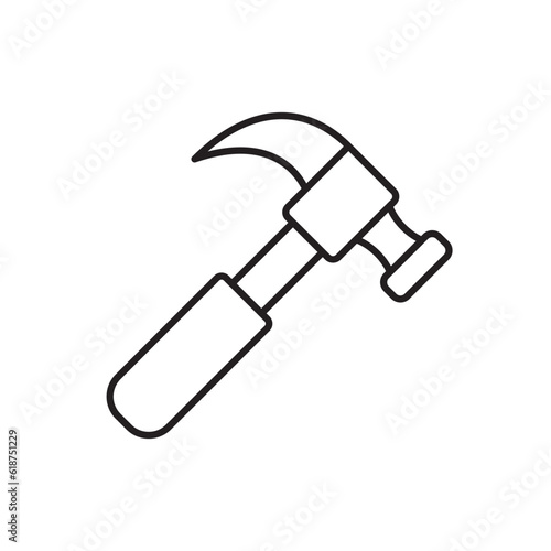 Hammer icon vector design templates simple and modern