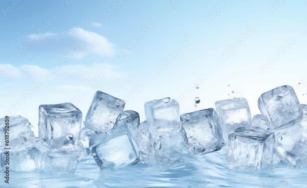 Icecubes background, ice cube texture, ice wallpaper It makes me feel fresh and feel good. In the summer, ice and cold drinks will make us feel relaxed, Made for beverage business. Generative AI Icecubes background, ice cube texture, ice wallpaper It makes me feel fresh and feel good. In the summer, ice and cold drinks will make us feel relaxed, Made for beverage business. Generative AI