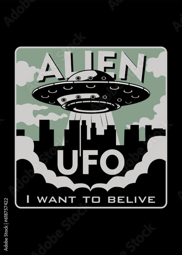 Alien Vintage Poster
