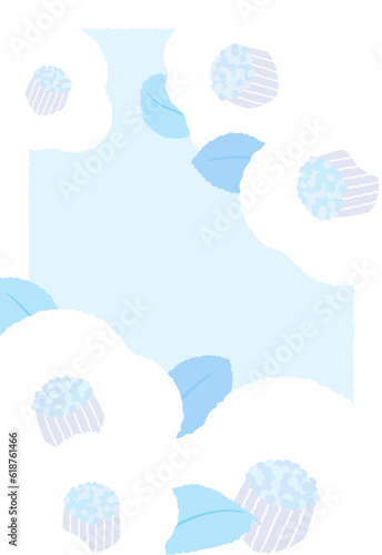 喪中ハガキテンプレート　椿　縦構図　
