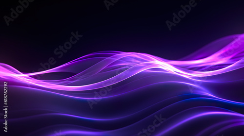 Wallpaper Mural Abstract background with smooth lines in purple and blue colors for wallpaper Torontodigital.ca