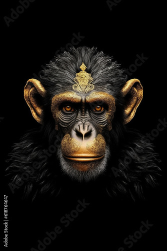 Luxurious monkey © amirhamzaaa