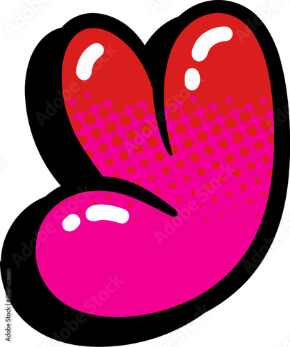 Graffiti Brush Letter Y