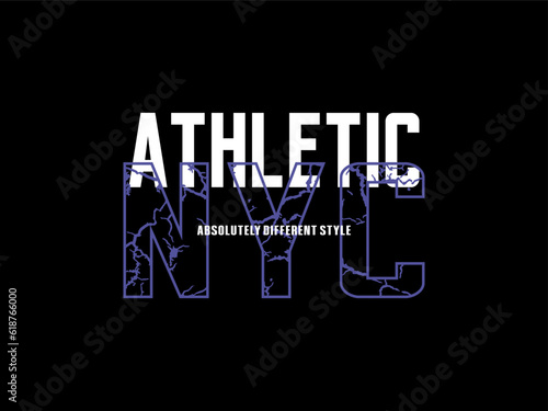 Streetwear clothing NYC typography vector template graphic tees ready for print