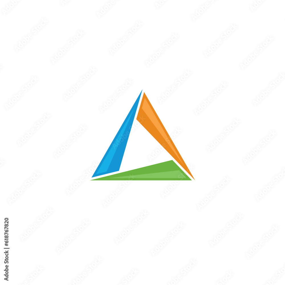 Triangle logo or icon design Triangle logo or icon design
