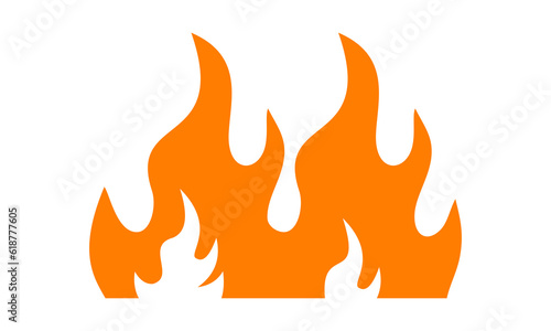 vector fire icon logo