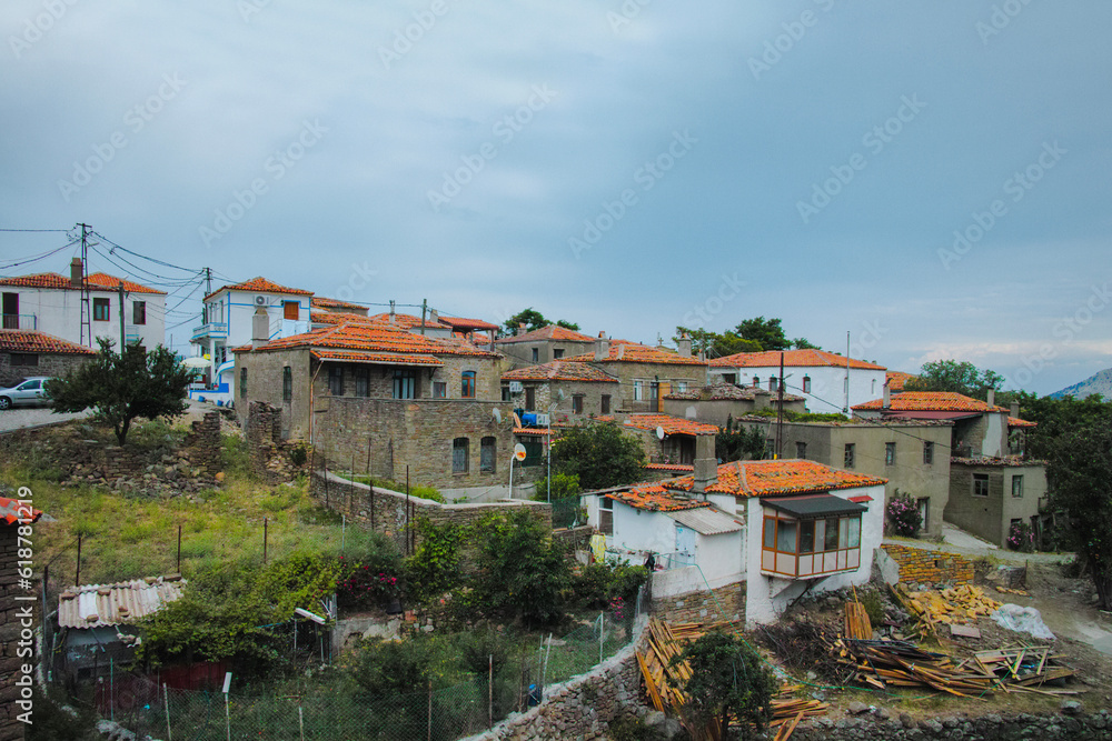 Obraz premium view of the old town of the city of kotor