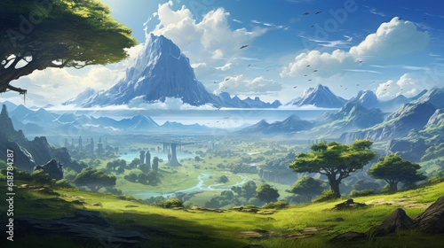 Fantasy Landscape Game Art