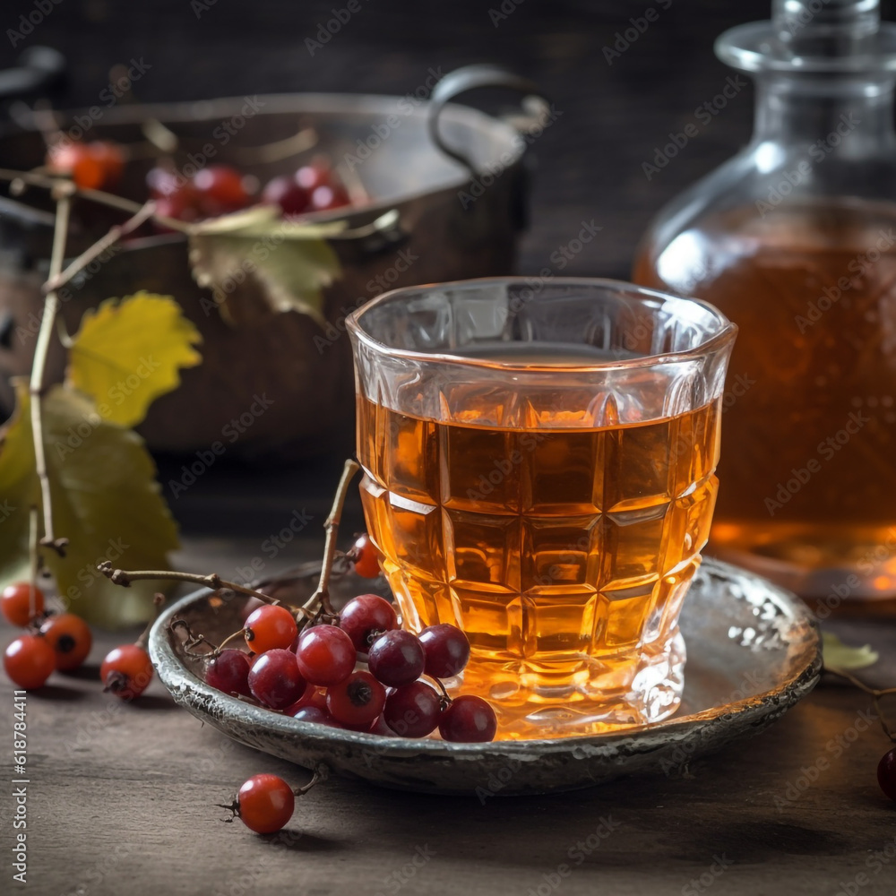 glass of cognac glass of cognac
