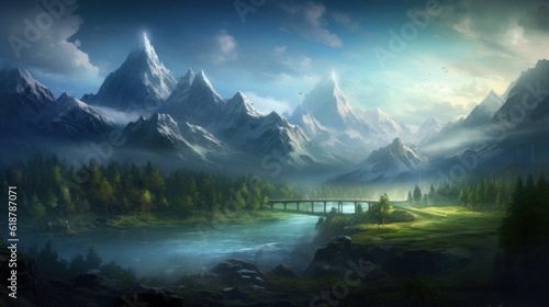 Fantasy Landscape Game Art