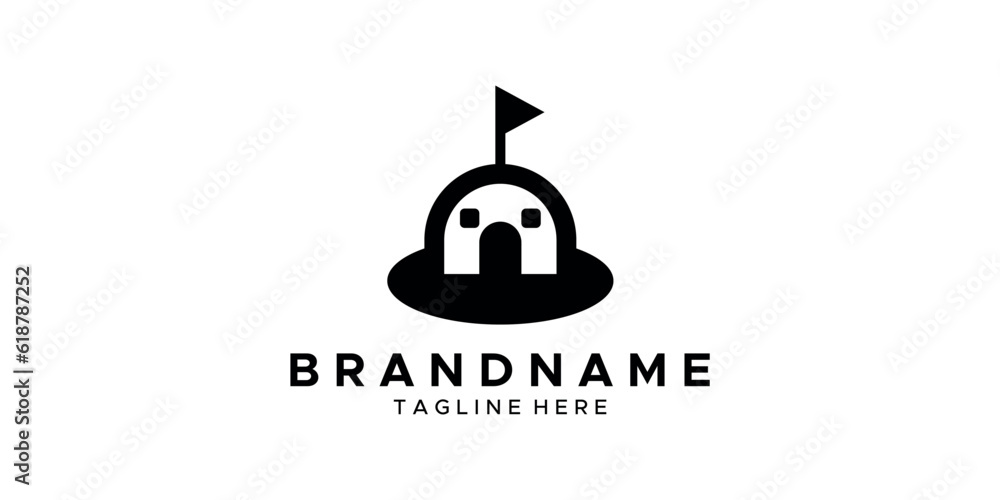 a dome golf themed graphic. white background. base vector graphics. a dome golf themed graphic. white background. base vector graphics.