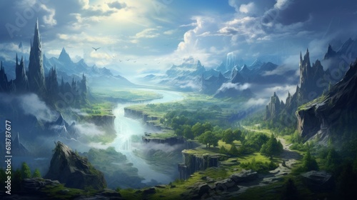 Fantasy Landscape Game Art