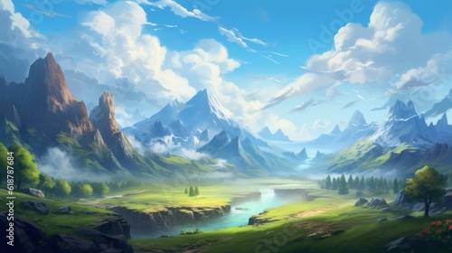 Fantasy Landscape Game Art