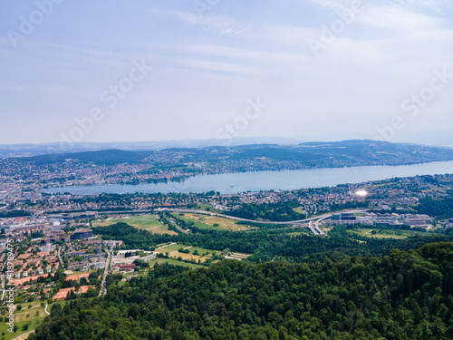 View over Lake zurich