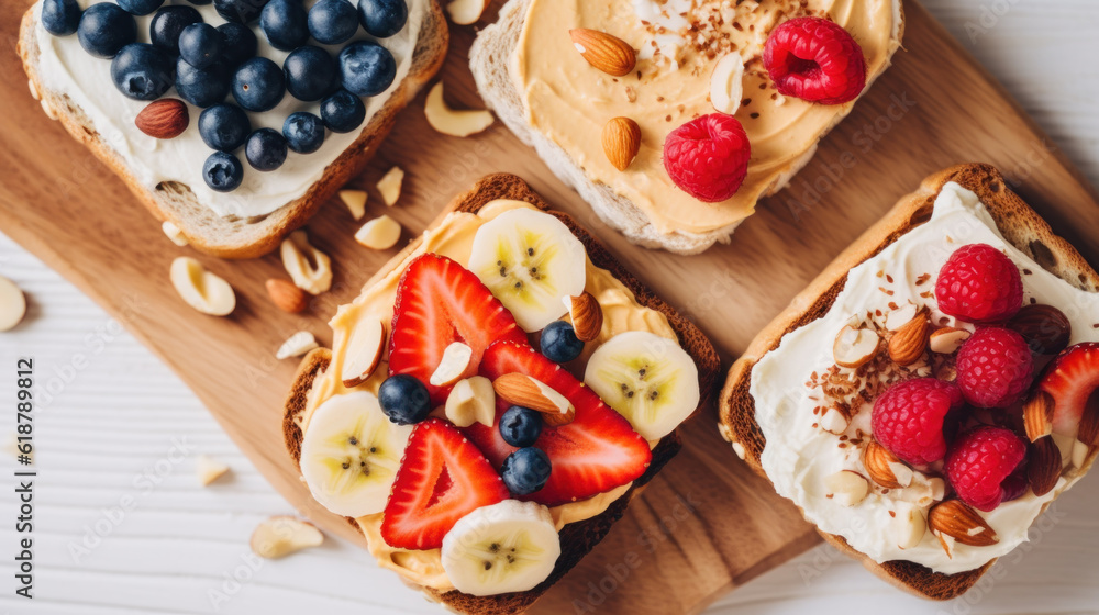 Sandwiches with jam Generative Ai