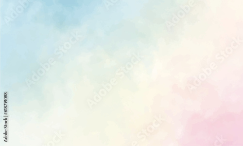Print op canvas soft watercolor background vector